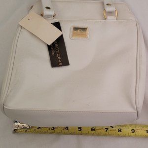 Collections accessories white crossbody bag